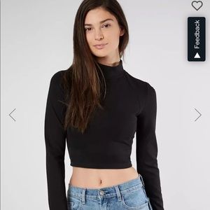 COPY - Kendall and Kylie Mock Neck Crop